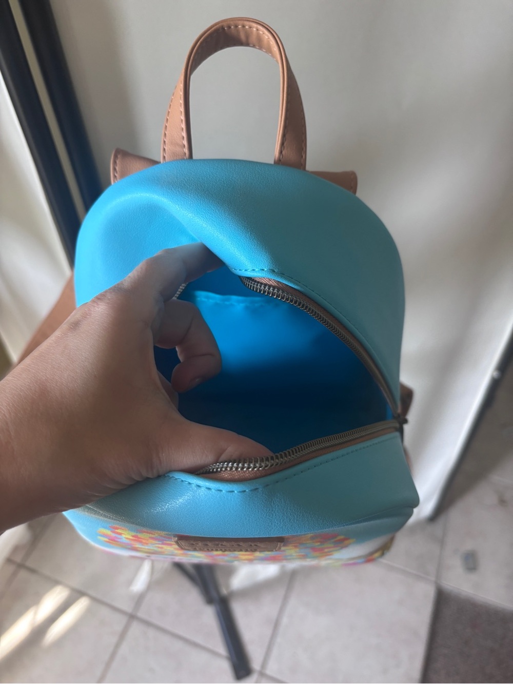 Loungefly Up Carl & Ellie Mini Backpack — Blue Multi - Picture 4 of 4